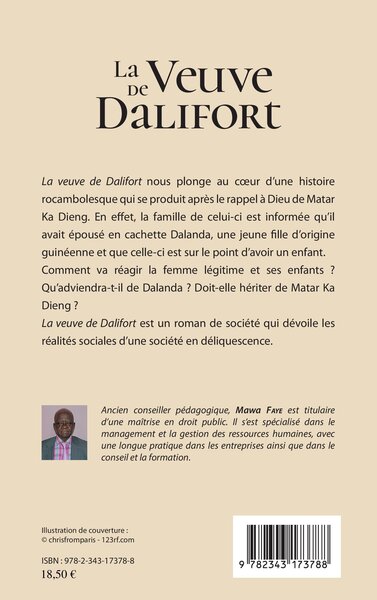 La Veuve de Dalifort (9782343173788-back-cover)