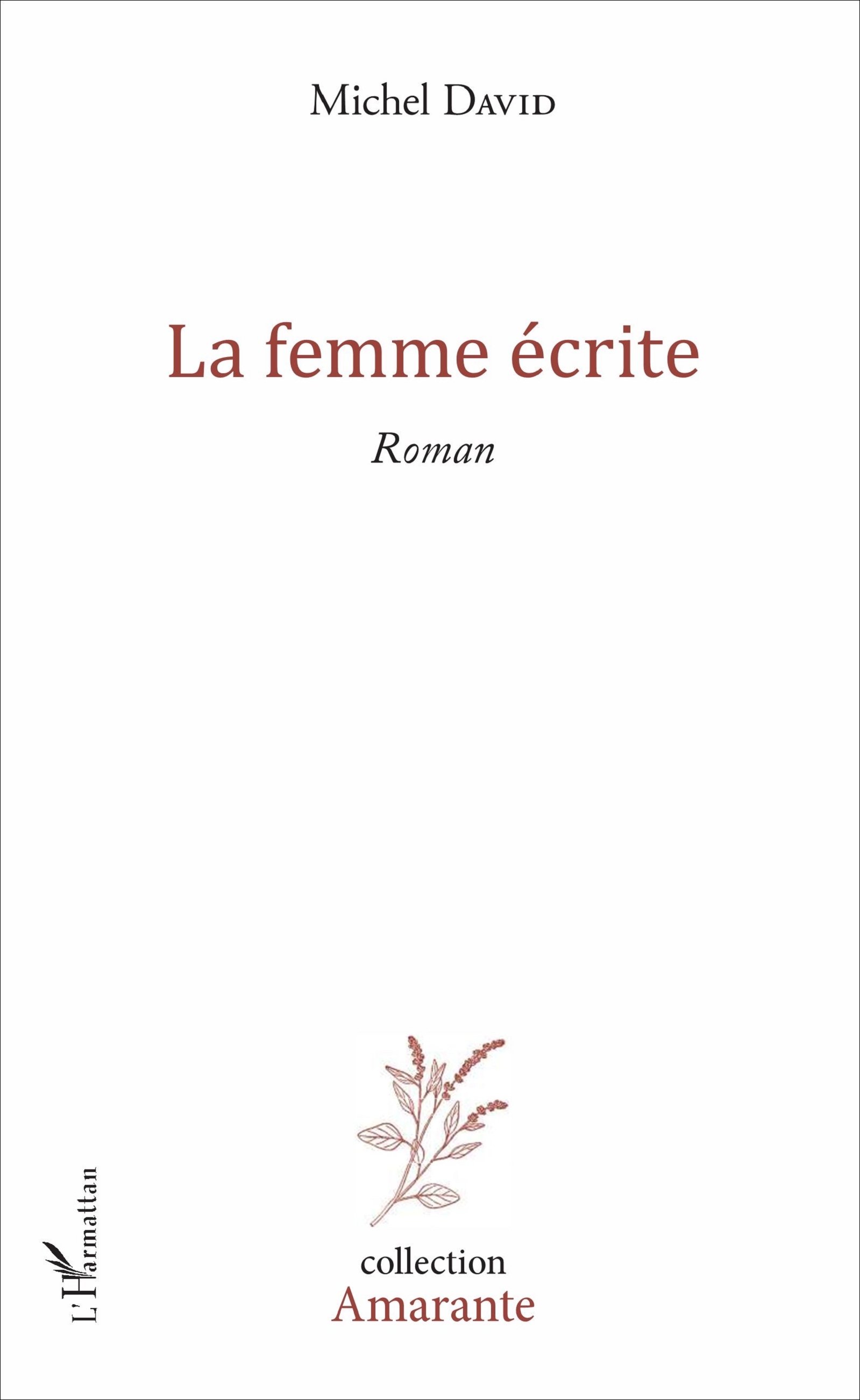 La femme écrite, Roman (9782343116921-front-cover)