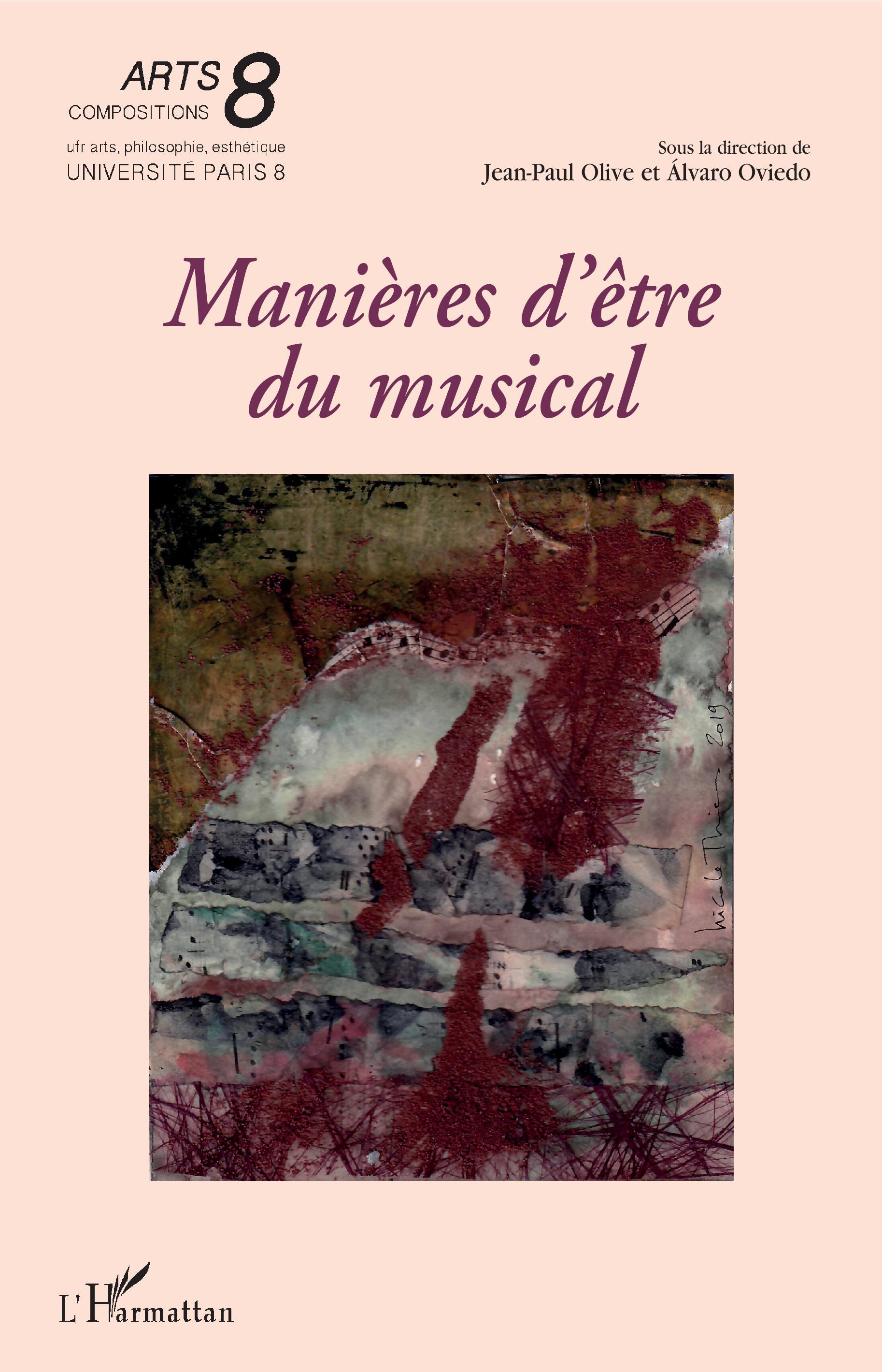 Manières d'être du musical (9782343196947-front-cover)