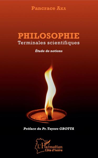 Philosophie Terminales scientifiques, Etude de notions (9782343186276-front-cover)