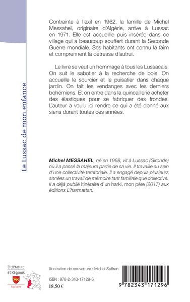 le Lussac de mon enfance (9782343171296-back-cover)