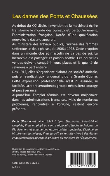 Les dames des Ponts et Chaussées (9782343111285-back-cover)