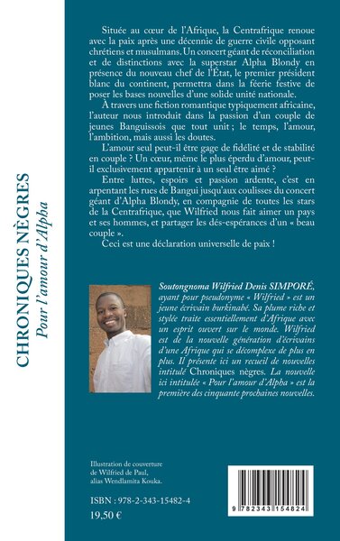 Chroniques nègres, Pour l'amour d'Alpha (9782343154824-back-cover)