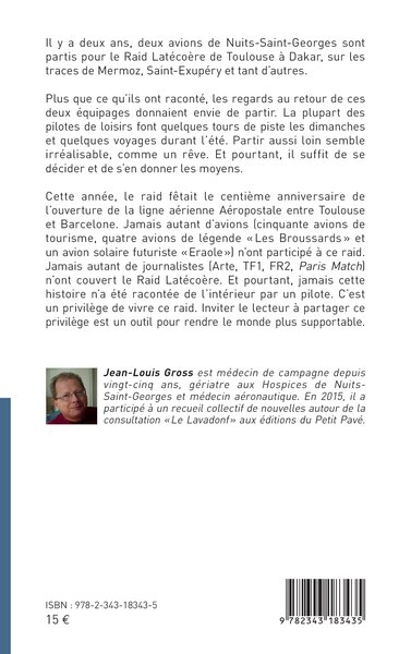 Raid Latécoère-Aéropostale, Carnet de route (9782343183435-back-cover)