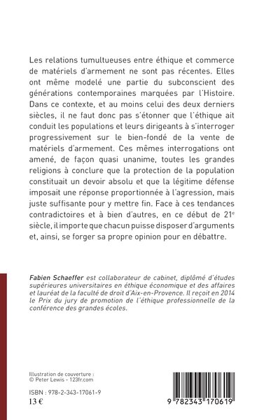 Ethique et armement, Le commerce des armes (9782343170619-back-cover)