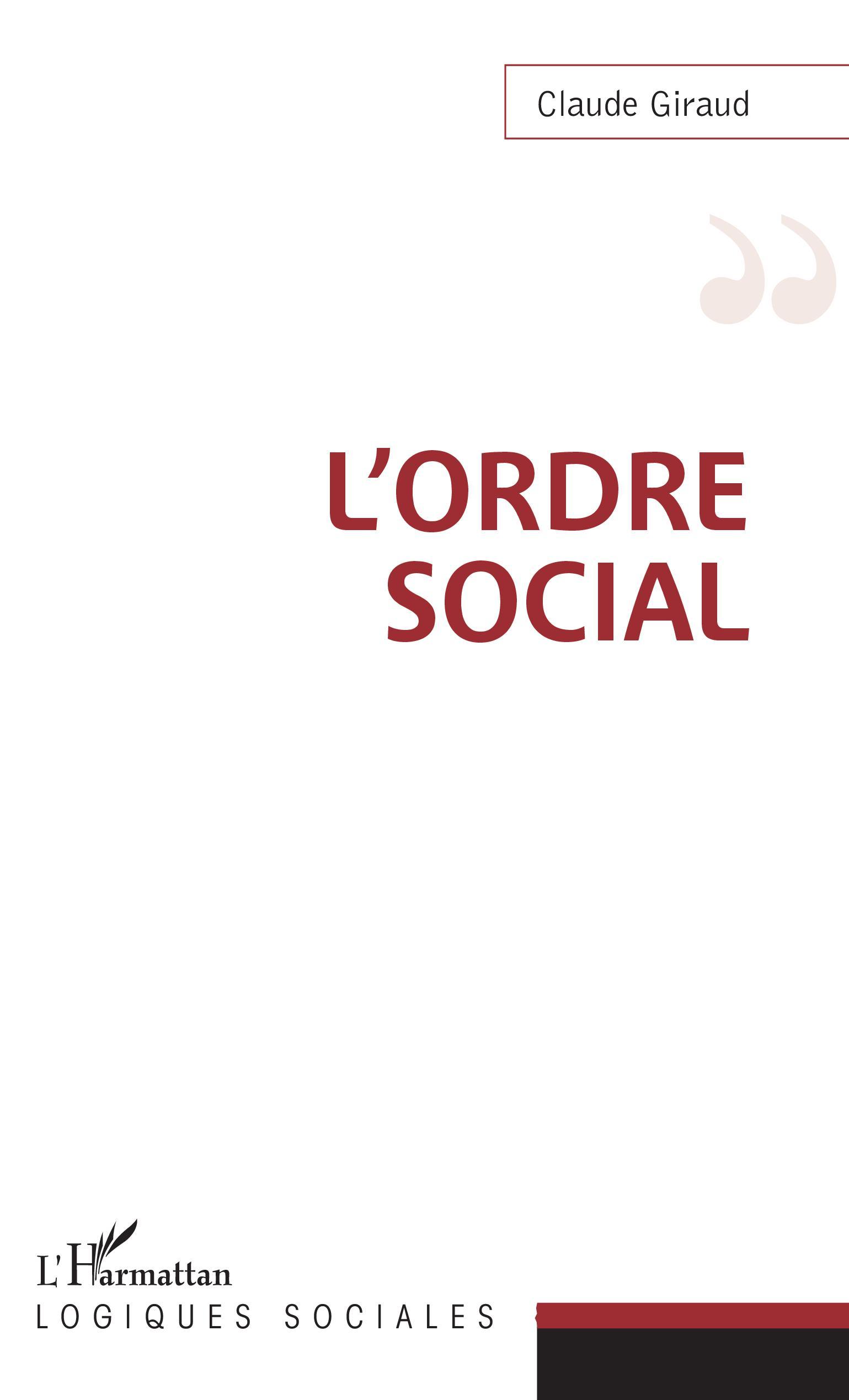 L'ordre social (9782343132884-front-cover)