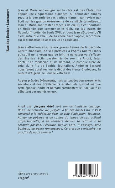 Le siècle des Jean et Marie, Roman (9782343159836-back-cover)