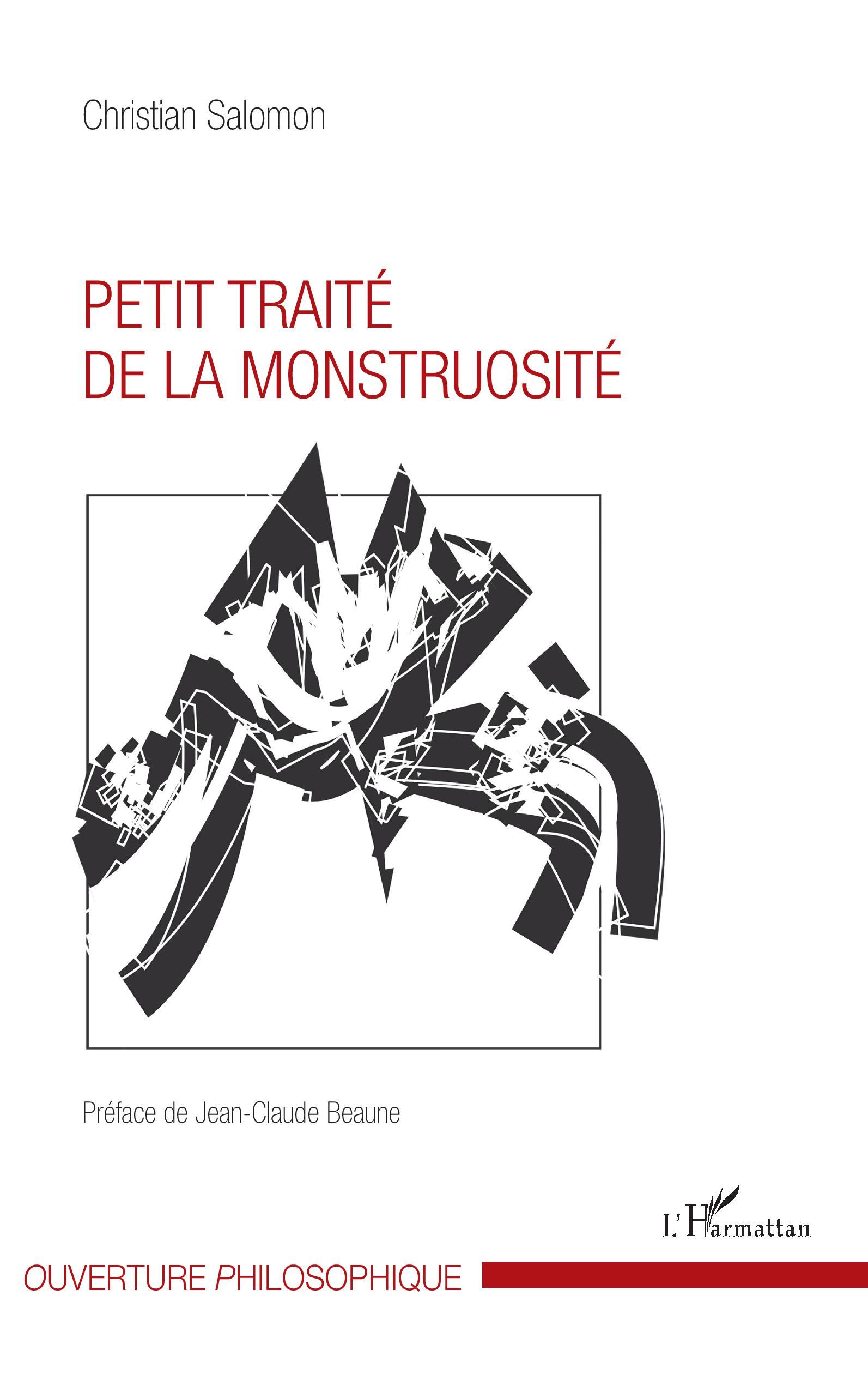 Petit traité de la monstruosité (9782343147925-front-cover)