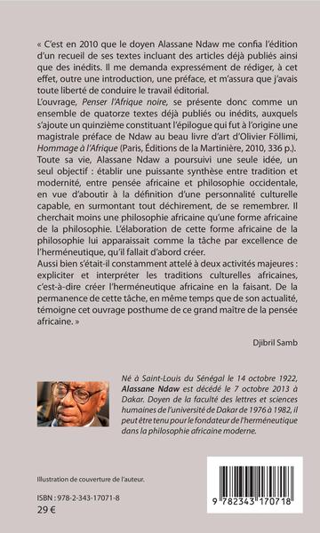 Penser l'Afrique noire (9782343170718-back-cover)