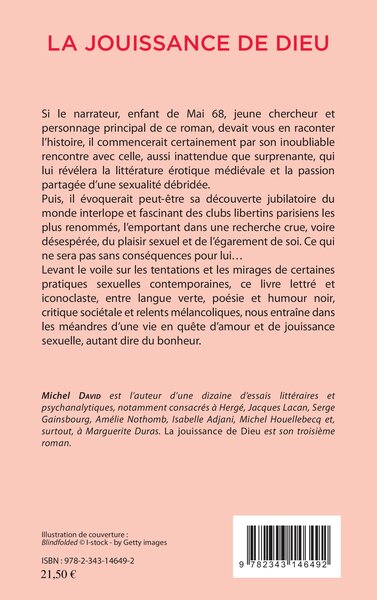 La jouissance de Dieu, Roman (9782343146492-back-cover)