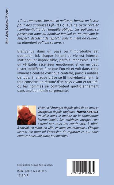 Chroniques d'un mouzoungou en République démocratique du Congo, Récit (9782343161075-back-cover)