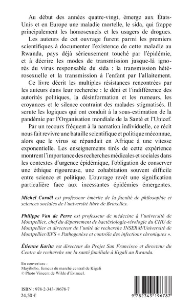 L'épidémie de sida occultée en Afrique centrale pendant la décennie 1980, L'évidence scientifique à l'épreuve de la politique (9782343196787-back-cover)