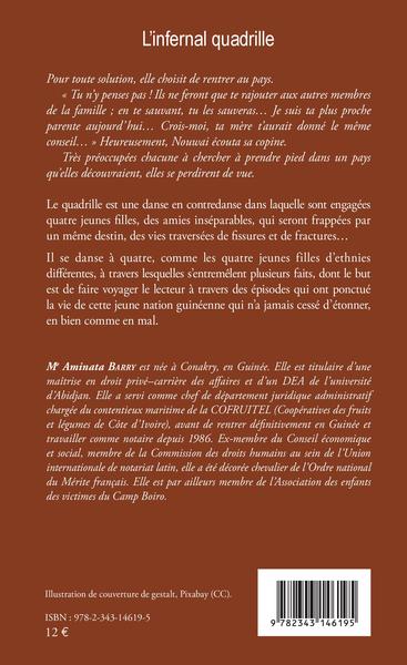 L'infernal quadrille, Récit Politique - Nouvelle édition (9782343146195-back-cover)