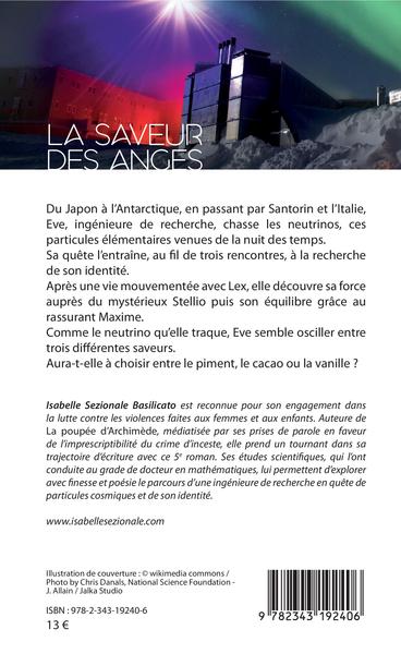 La Saveur des anges (9782343192406-back-cover)