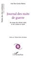 Journal des nuits de guerre, Au temps des refrains trahis et de la plume en deuil - Préface de Thibault Sylver Ko-Batoka (9782343139685-front-cover)