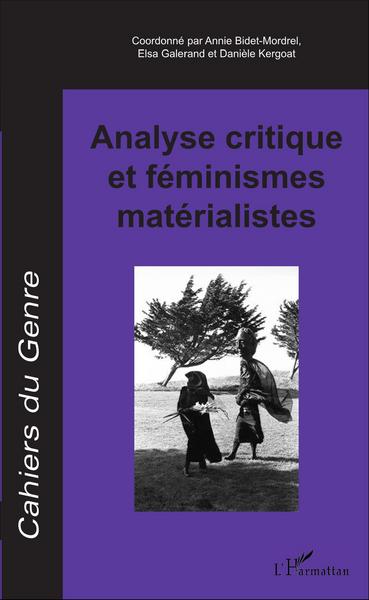 Cahiers du Genre, Analyse critique et féminismes matérialistes, Hors-série 2016 (9782343100074-front-cover)