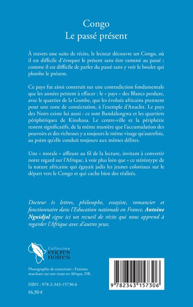 Congo, Le passé présent - Récits (9782343157306-back-cover)
