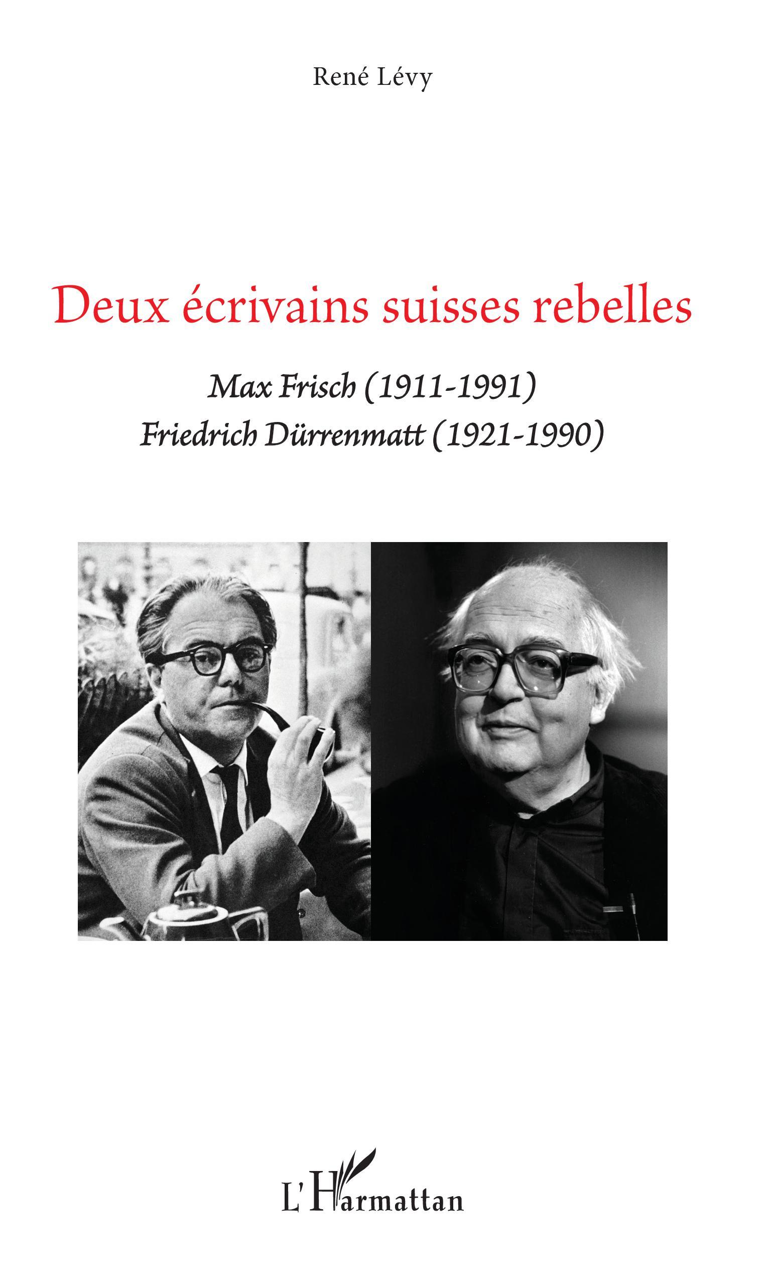 DEUX ECRIVAINS SUISSES REBELLES (9782343165530-front-cover)