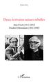 DEUX ECRIVAINS SUISSES REBELLES (9782343165530-front-cover)