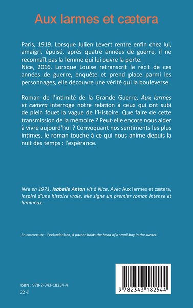 Aux larmes et caetera (9782343182544-back-cover)