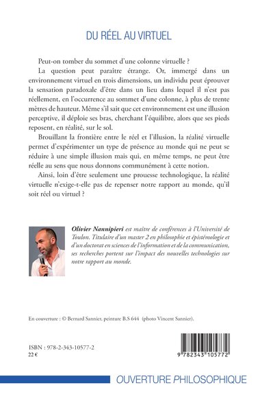 Du réel au virtuel, Les paradoxes de la présence (9782343105772-back-cover)