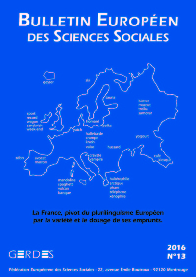 Bulletin européen des sciences sociales, Bulletin européen des sciences sociales n° 13 (9782343114040-front-cover)