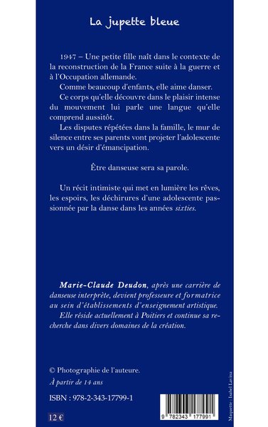 La jupette bleue (9782343177991-back-cover)