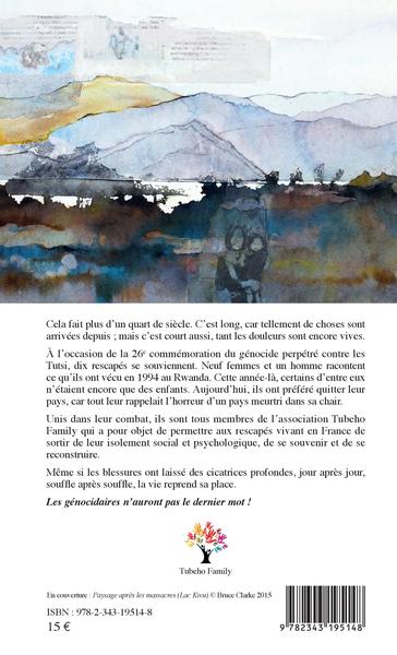 Rwanda 1994 Paroles de rescapés, Témoignages du génocide perpétré contre les Tutsi (9782343195148-back-cover)