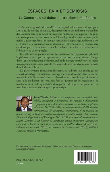 Espaces, paix et sémiosis, Le Cameroun au début du troisième millénaire (9782343112213-back-cover)