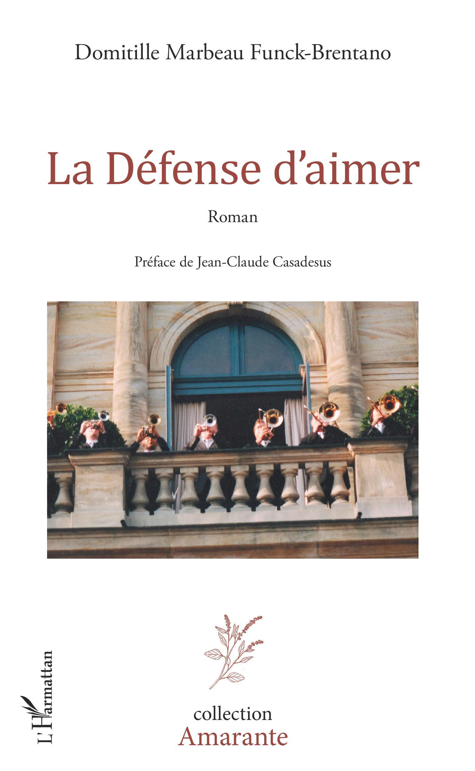 La Défense d'aimer (9782343174617-front-cover)