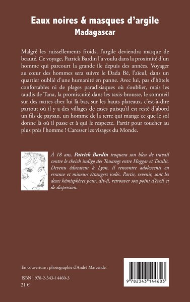 Eaux noires & masques d'argile, Madagascar (9782343144603-back-cover)