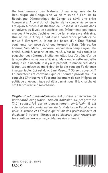 Simi Mazulu, ou la nouvelle Afrique (9782343181899-back-cover)