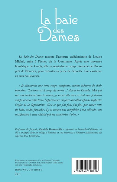 La baie des Dames, Récit (9782343118826-back-cover)