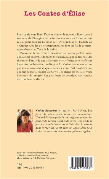 Les Contes d'Élise (9782343110981-back-cover)