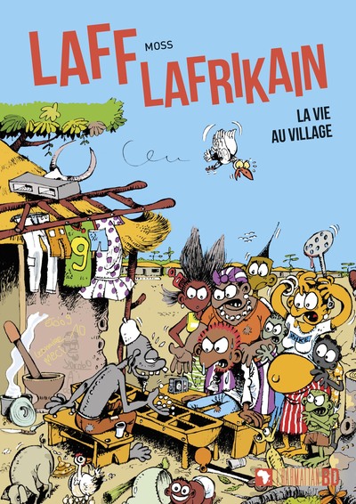 Laff Lafrikain. La vie au village (9782343190860-front-cover)