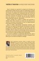 Théâtre et tradition en Afrique noire francophone, Exemple du théâtre sénégalais de langue française - essai (9782343185378-back-cover)