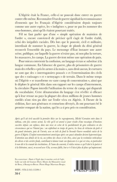 La guerre d'Algérie n'a pas eu lieu, Du déni à l'oubli, chronique d'une tragédie (9782343135991-back-cover)