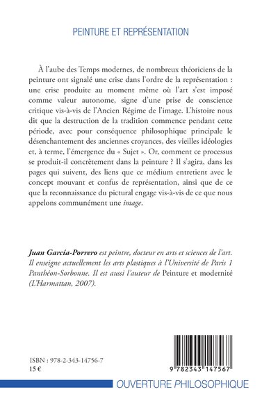 Peinture et représentation, L'avènement pictural (9782343147567-back-cover)