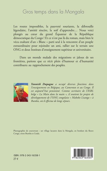 Gros temps dans la Mongala, Récit d'un séjour en République démocratique du Congo (9782343163581-back-cover)