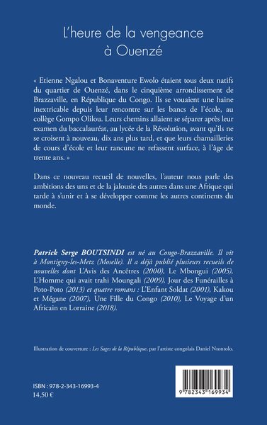 L'heure de la vengeance à Ouenzé, Nouvelles (9782343169934-back-cover)