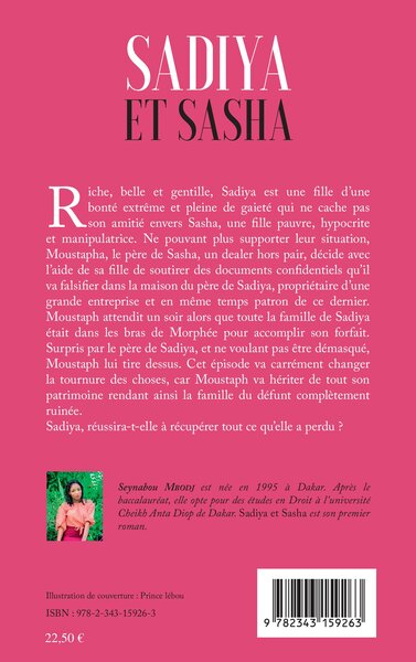Sadiya et Sasha, Roman (9782343159263-back-cover)