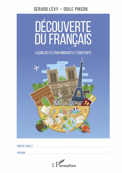 Découverte du français, Leçons de FLE pour migrants et débutants (9782343150727-front-cover)