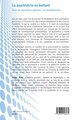 La psychiatrie en boitant, Essai de psychiatrie générale : les fondamentaux (9782343126234-back-cover)