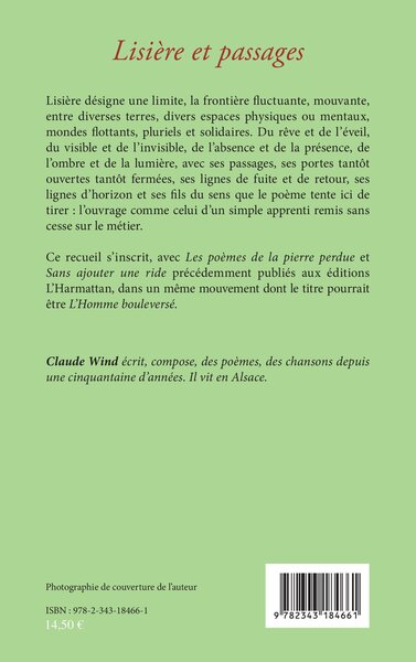 Lisière et passages (9782343184661-back-cover)