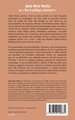 Santa Marta Poetica ou "Dire le politique autrement", Explorations ethnographiques en Caraïbe colombienne (9782343109831-back-cover)