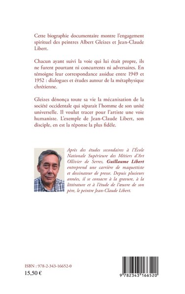 Albert Gleizes et Jean-Claude Libert, L'Expérience du Sacré (9782343166520-back-cover)