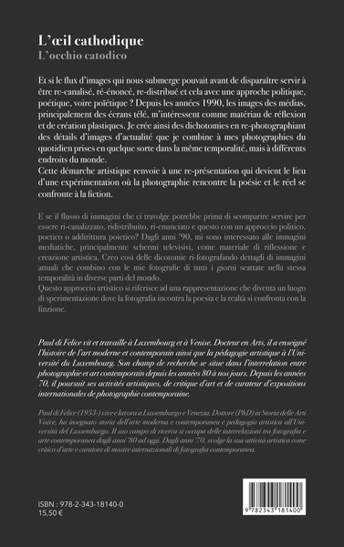 L'oeil cathodique (9782343181400-back-cover)