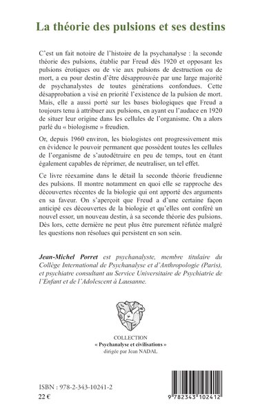 La théorie des pulsions et ses destins (9782343102412-back-cover)