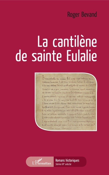 La cantilène de sainte Eulalie (9782343133218-front-cover)