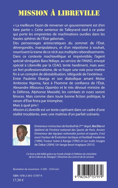 Mission à Libreville, Polar (9782343157979-back-cover)